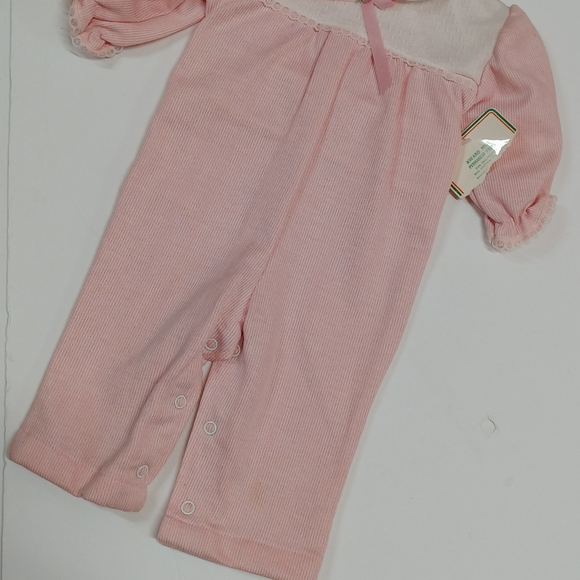 NEW VTG Heathtex Infant One Piece Knit Romper - Picture 3 of 12